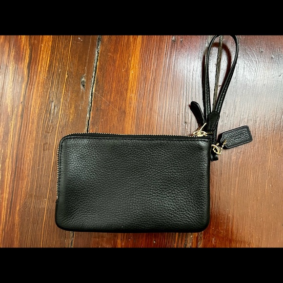 Coach Black Wristlet - Picture 2 of 3